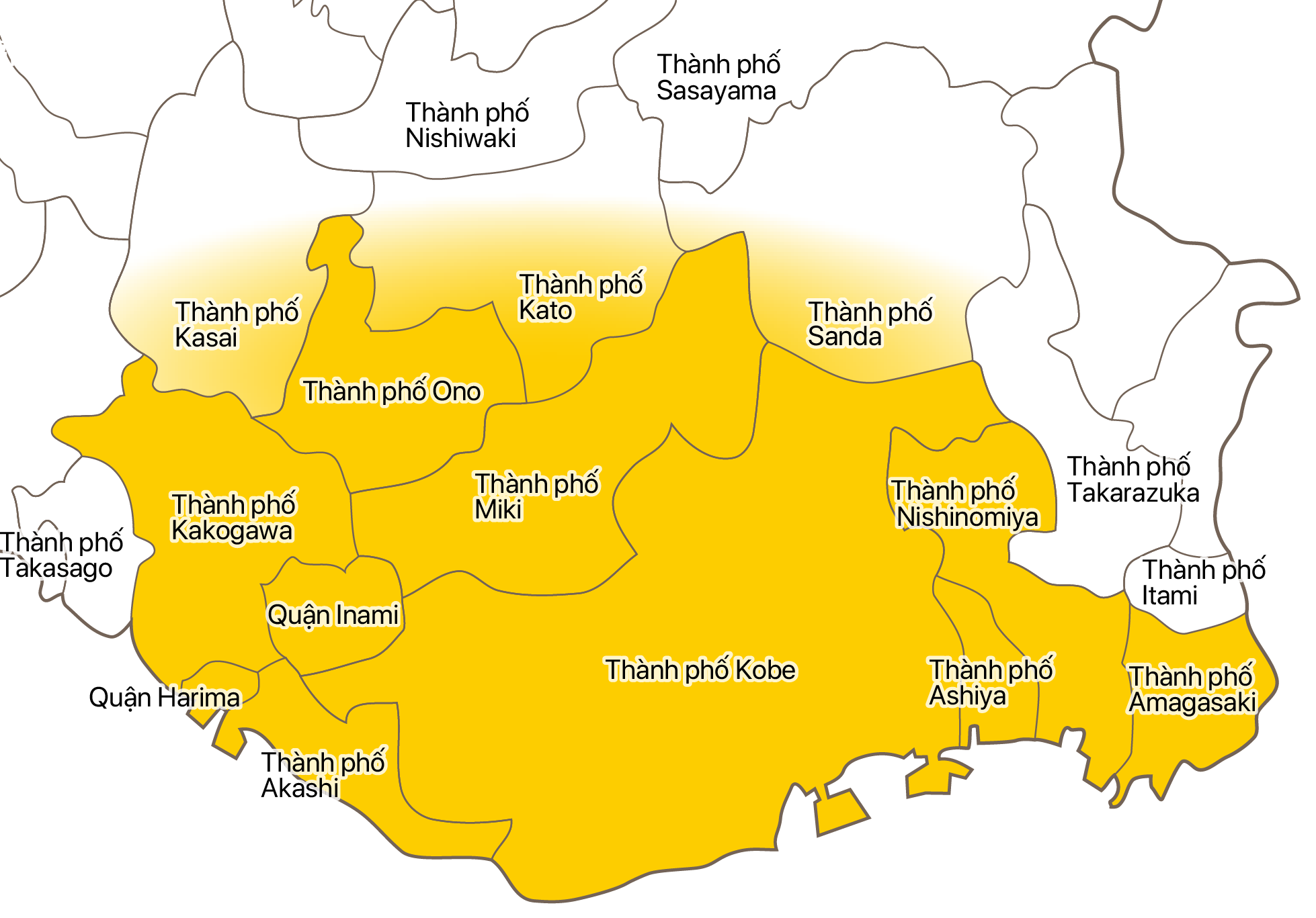 派遣エリア地図