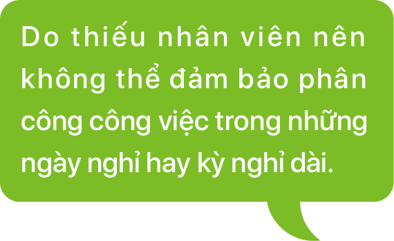 スタッフが足りなくて休日や長期休暇期間のシフトがカバーできない